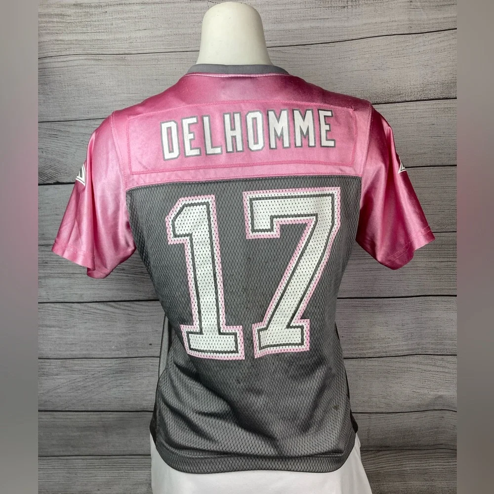 Pink Carolina Panthers Reebok Jersey Women’s size small - Picture 2 of 6